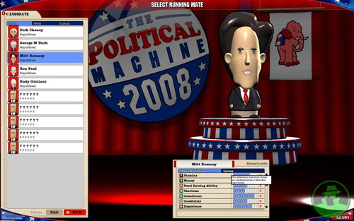 Сохранение для The Political Machine 2008