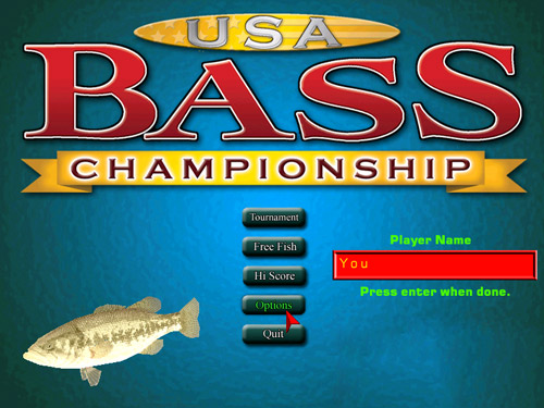 Сохранение для USA Bass Championship
