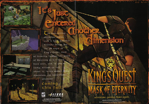 Сохранение для King's Quest: Mask of Eternity